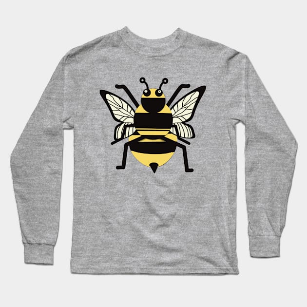 Bumble Bee Long Sleeve T-Shirt by FlippinTurtles